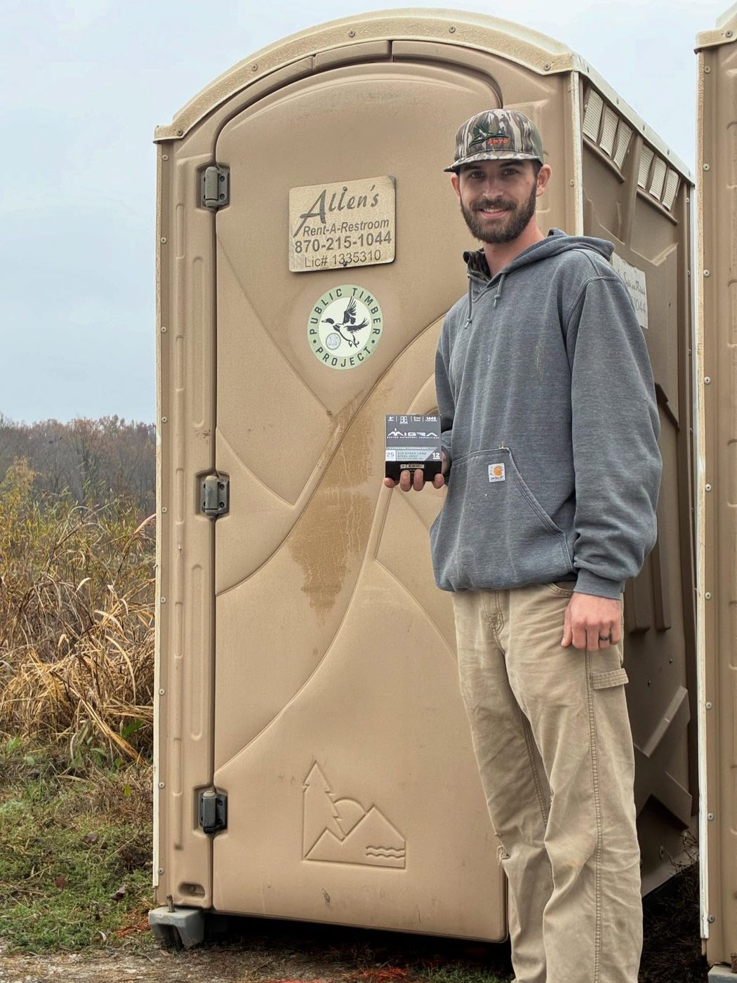 Public Timber Project in the field