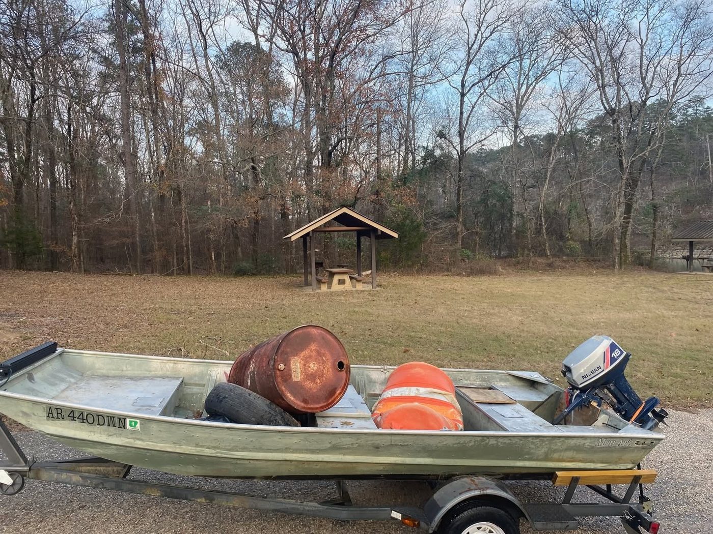 Public Timber Project in the field